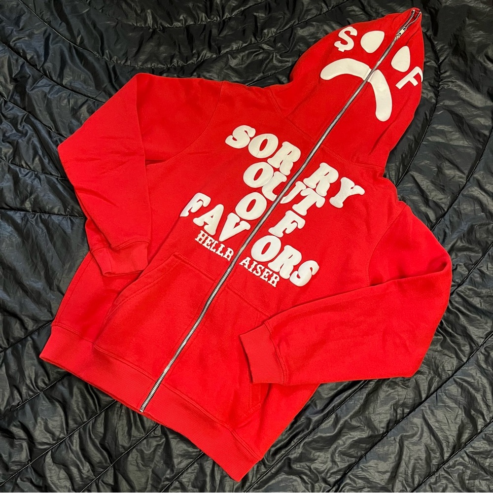 Hellraiser Apparel | Men’s SOOF Zip-front Hoodie | Size L